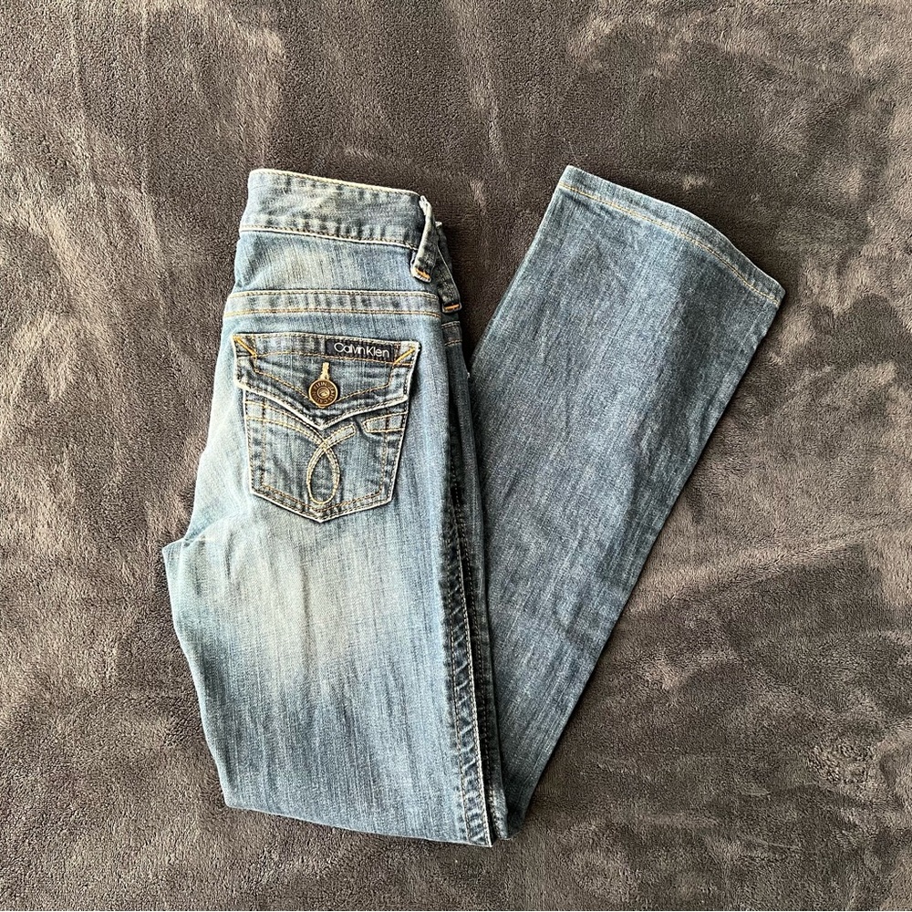 Calvin Klein jeans| boot cut | size 0 US | denim blue